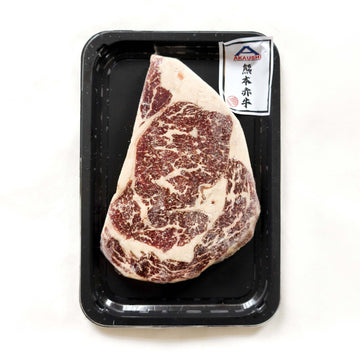USA Akaushi Ribeye Lip On Steak BMS6-8 300g  美國褐毛和牛A4肉眼扒
